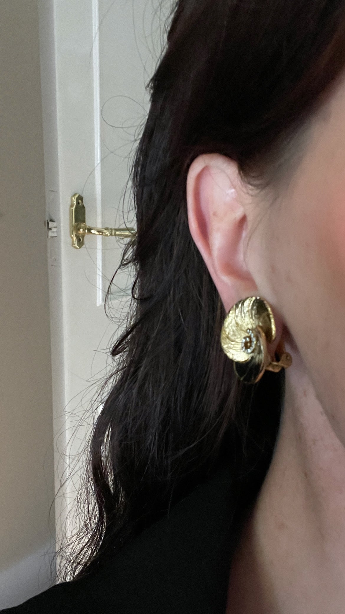 Clip Oorbellen Floral