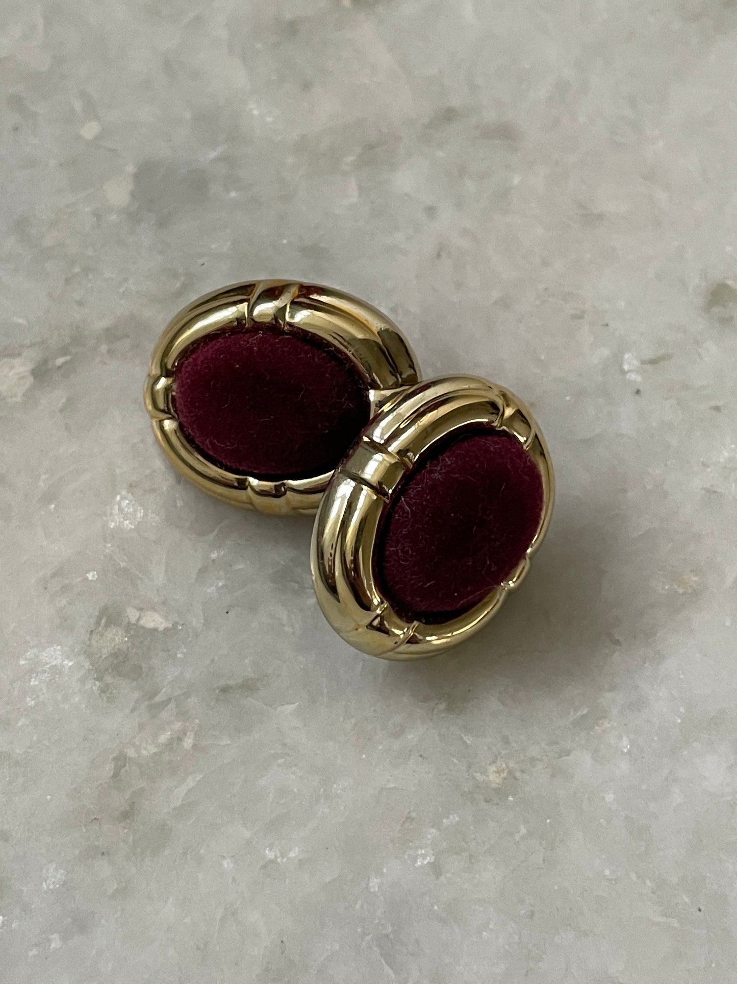Clip Oorbellen Bordeaux