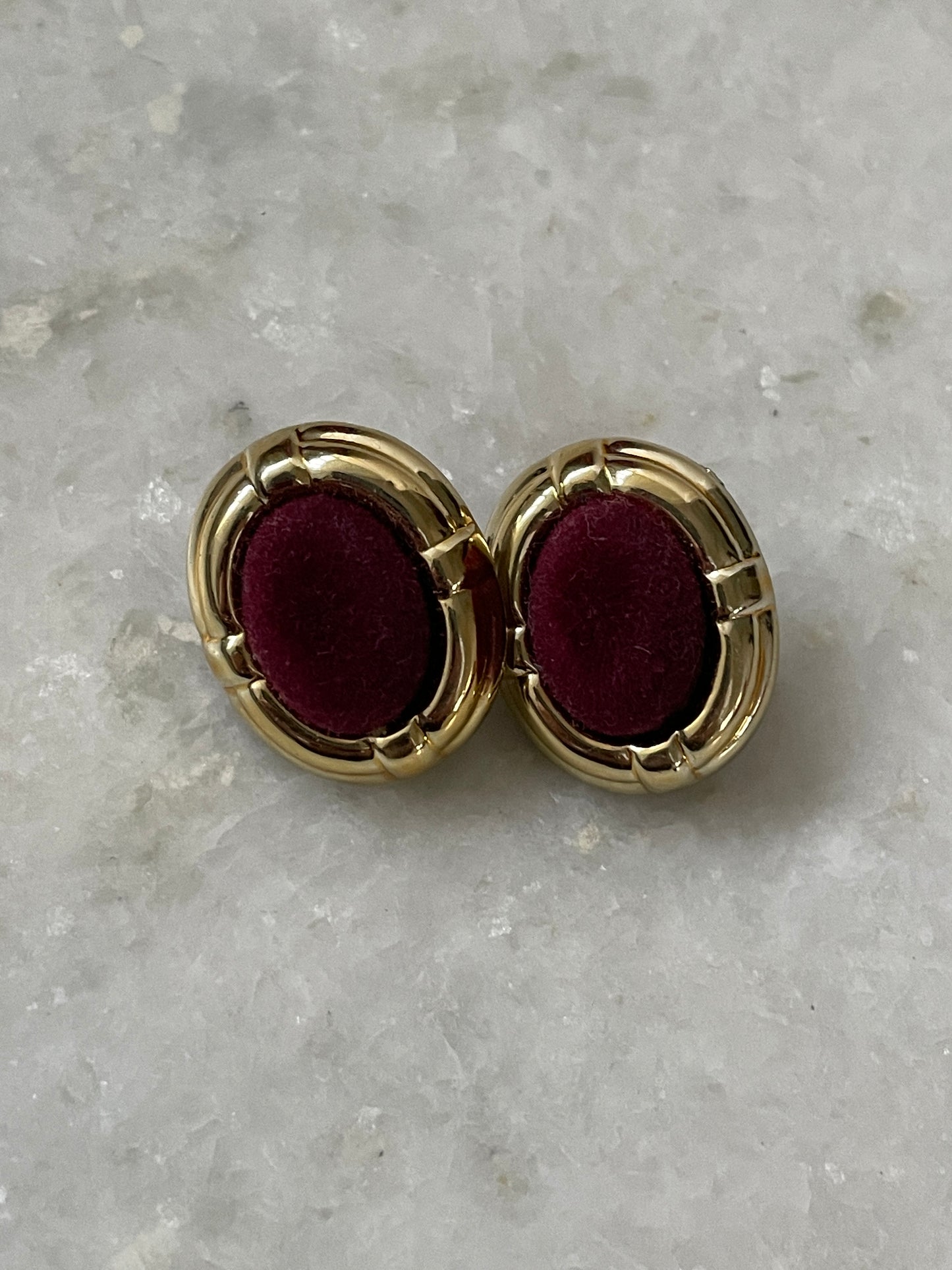 Clip Oorbellen Bordeaux