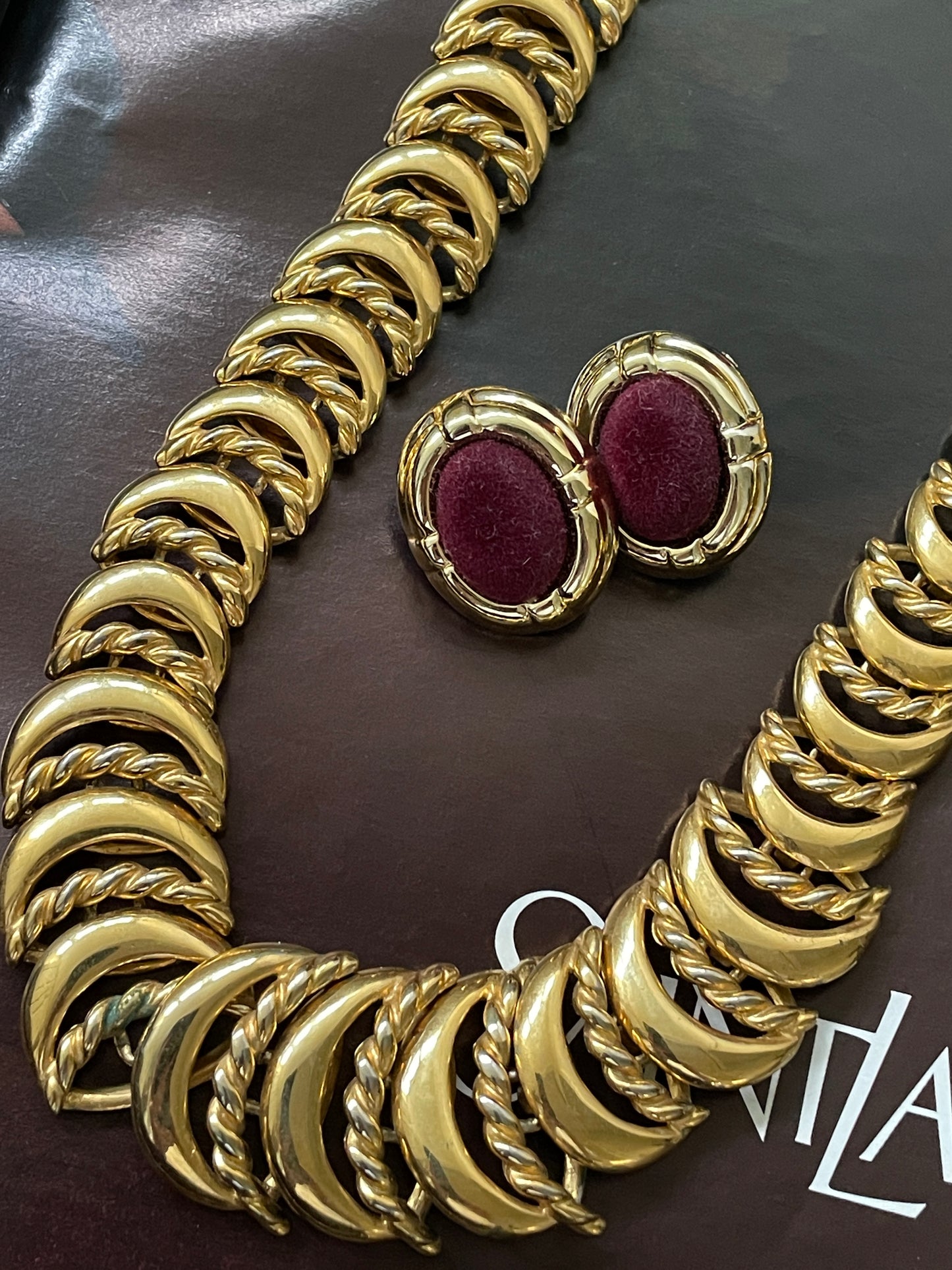 Clip Oorbellen Bordeaux