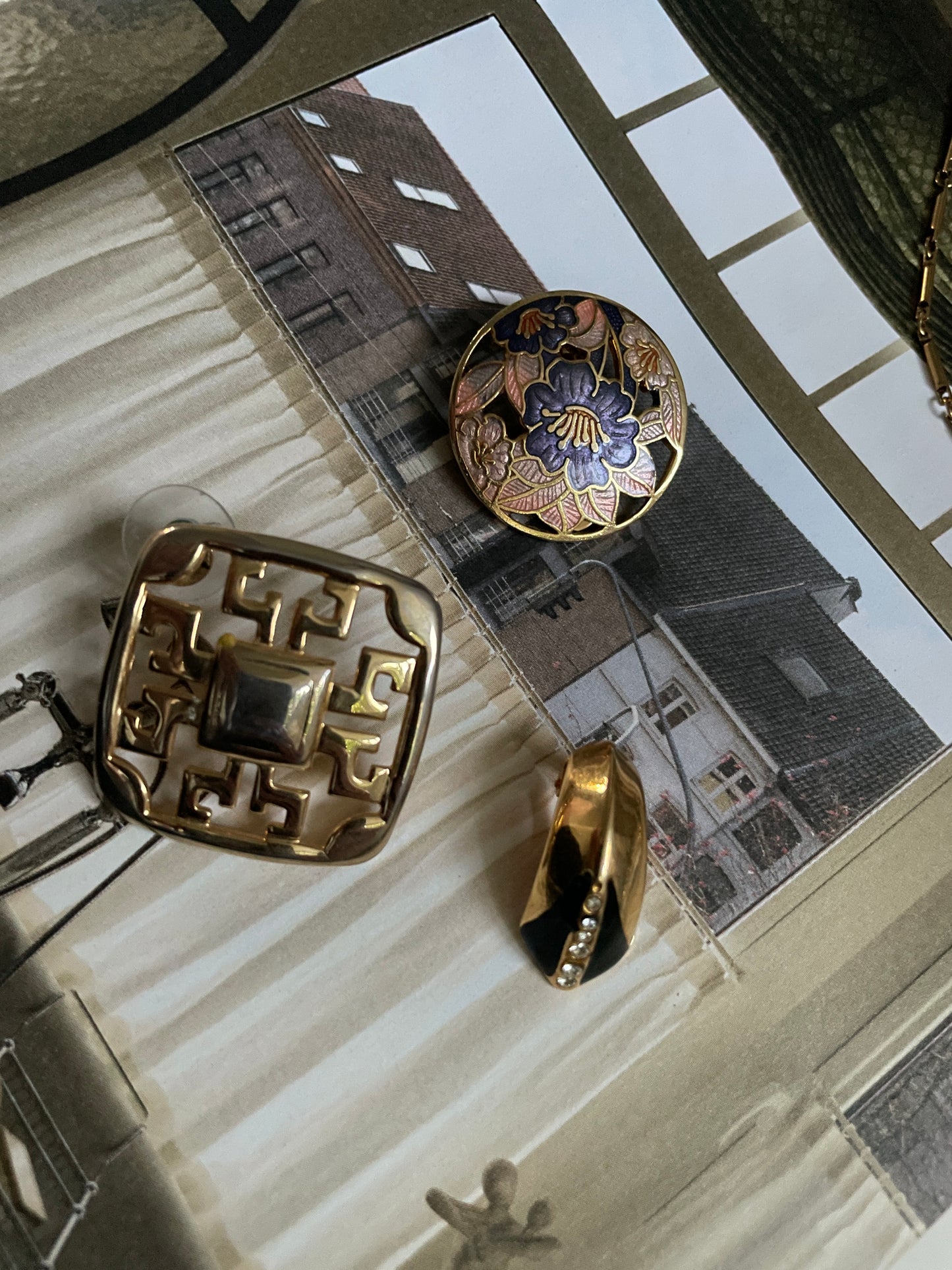 Oorbellen Stekertjes Parisian Puzzle
