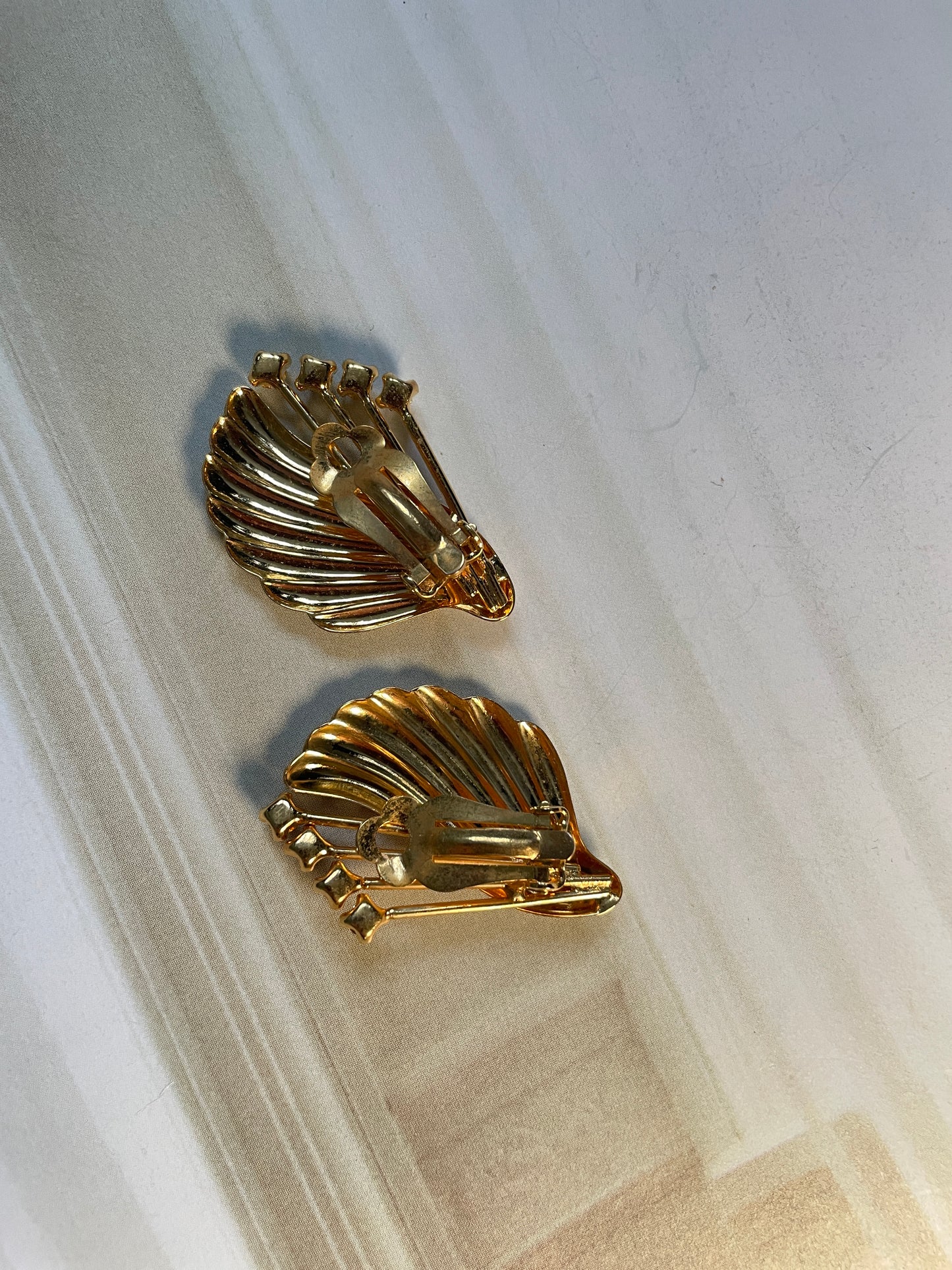Clip Oorbellen Golden Wave