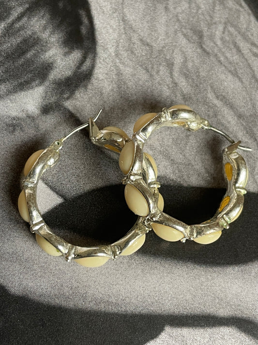 Oorbellen Steker Le Beige
