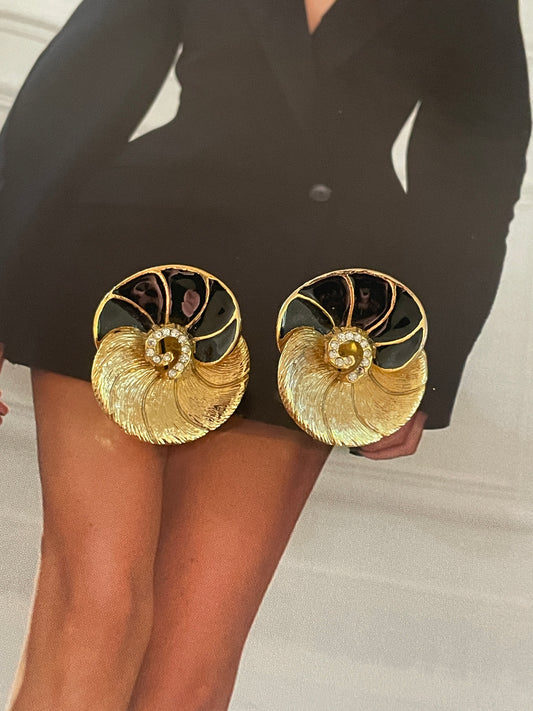Clip Oorbellen Floral