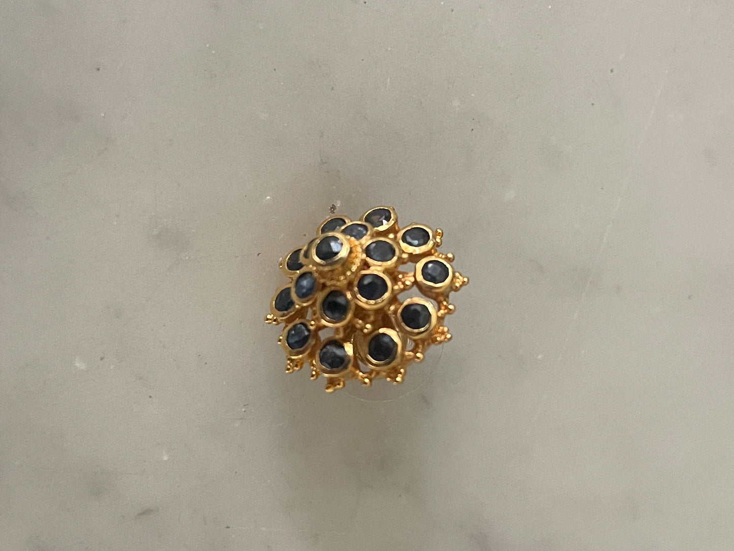 Oorbellen Steker Bleu Élégance